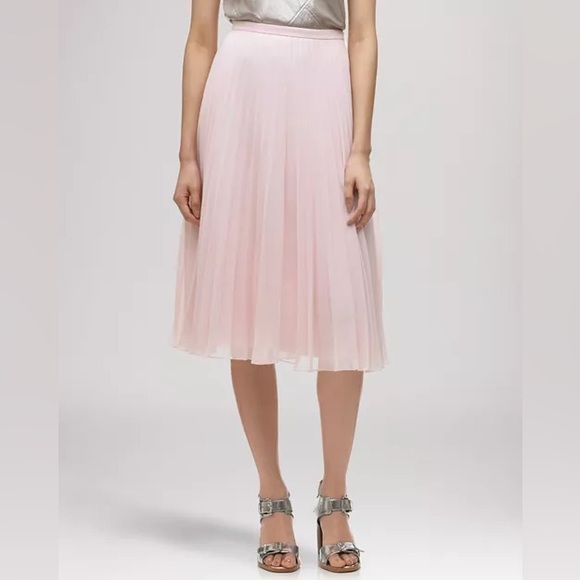 Whistles Pink Midi Skirt - Picture 1 of 6